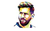Illustration von Lionel Messi